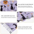 thumbnail image 5 of FORMRS Womens Scarf Winter Soft Long Big Warm Shawls Wrap Tassel Scarves, Purple Halloween Pumpkin, 5 of 9