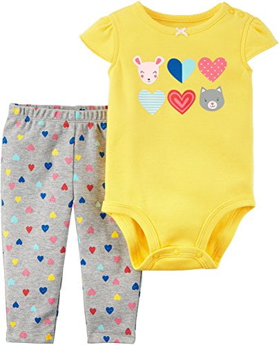 yellow newborn pants