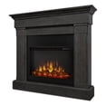 thumbnail image 1 of Pemberly Row Solid Wood and Veneered MDF Electric Fireplace - Gray, 1 of 7