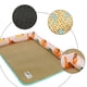 thumbnail image 4 of Colchoneta refrescante de ratán para mascotas, accesorios para cama de dormir, lavable, 3D, cómoda, impermeable, duradera, colchón de verano para gatos, 4 of 7