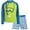 Lime Snorkeling, variant on Boys Rash Guard Set - 2 Piece Quick Dry Long Sleeve Swim Shirt and Boys Swim Trunks