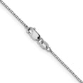 thumbnail image 4 of 14K White Gold Jbsp's .8mm Box With Lobster Clasp Chain (24 X 0.8) Made In Italy 1606-24, 4 of 5