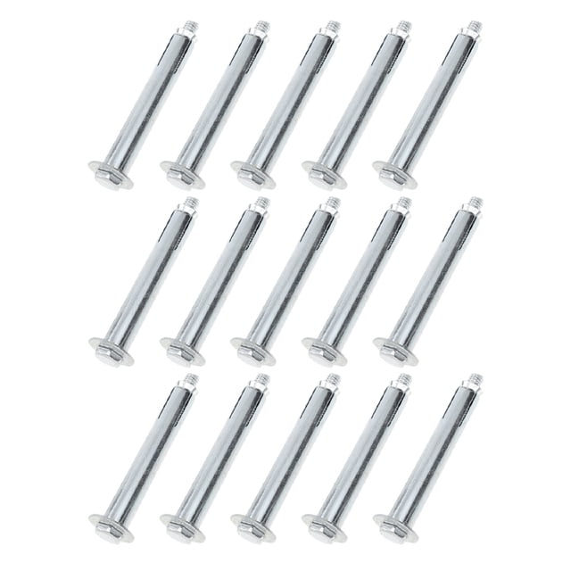 FOMIYES 15Ud Tornillos De Expansión De Para Bordillos Plateados Resistentes Y Estables