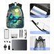 thumbnail image 4 of Balery Enchanted Forest Butterfly A Mochila para Mujeres y Hombres, Mochila Ligera Casual para Viajes, Mochila Clásica Básica para la Universidad, 4 of 6