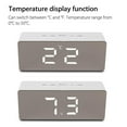 thumbnail image 6 of Multi-Functional Mirror Alarm Clock Digital Led Screen Bedside Night Light Brightness Adjustable Temperature Display Desktop Clock, 6 of 10