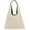 White, variant on Hand-woven Straw Shoulder Bag Boho Black Leather Top Handle Tote Retro Summer Beach Bag Holiday Travel Handbag