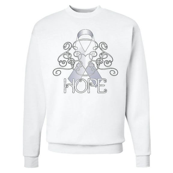 Inktastic Hope Lung Cancer Awareness Adult Sweatshirt