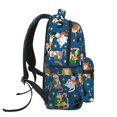 thumbnail image 3 of Hirioo Different Cats Christmas Print Laptop Backpack Lightweight Casual Travel Daypack for College Workplace Travel, 3 of 5