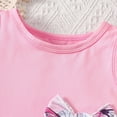 thumbnail image 4 of TOWED22 Infant Baby Girl 2 Piece Adorable Outfits Sleeveless Tee and Shorts Sweet Sets Summer Tank Top Clothing for Toddler Casual Elastic Waist Clothes(Pink,9-10 Y), 4 of 9