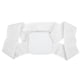 thumbnail image 3 of Corrector de Postura ANGGREK Soporte de Espalda Tela Suave Blanco, 3 of 7