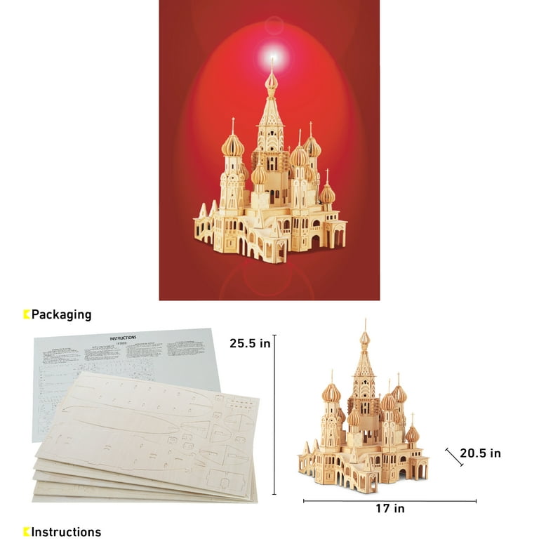 ジグソーパズル st.PETERSBURG CHURCH Puzzled - St. Petersburg Church - 3D Jigsaw Puzzle - 705