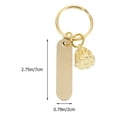 thumbnail image 2 of Miangastore Car Phone Number Plate 2Pack 35In Brass Numbered Tags, 2 of 8