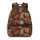 thumbnail image 1 of Fotbe Coffee Stamp Mochila Casual con Estampado para Escuela, Viajes y Actividades al Aire Libre - Duradera, Ligera y Cómoda, 1 of 5