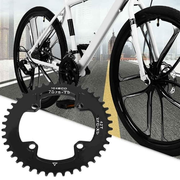 LYUMO Bicycle Chainring,Chainring,BCD 104MM 40T 42T Narrow Wide Chainring Single Chain Ring for SHIMANO Crankset AM/XC Bicycle