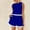 Blue, variant on Women's 2 Piece Beach Vacation Outfits Casual Cropped Tank Top High Waist Shorts Set Tracksuit Jag Swimwear Womens plus Swim Skirt Big Girls Board Shorts Top Bathing Suits for Women Women plus