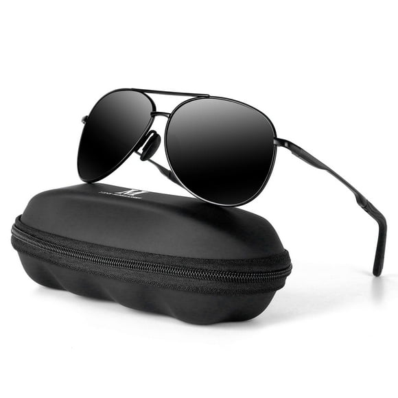 Gafas de sol mxnx Aviator MX208 Polarized UV400 para hombre negras