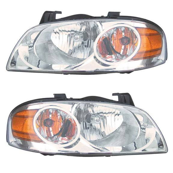 For Nissan Sentra 2004 2005 2006 Pair Headlights - BuyAutoParts
