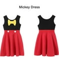 thumbnail image 3 of HAWEE Robe d'Été pour Fille Mickey/Minnie/Belle/Snow White Costumes de Sirène Dessin Animé Jeu de Rôle Princesse Robes Tenues Vêtements, 3 of 4