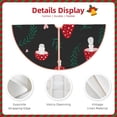 thumbnail image 5 of Kll Amanita Mushroom Christmas Tree Skirt 48",Party Decorations Farmhouse For Christmas Decorations Holiday Party, 5 of 8