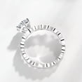 thumbnail image 5 of 1.5CT AAA Cz Hexagon Band Women's 925 Silver Anniversary Wedding Ring Size 5-10, 5 of 5