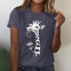 thumbnail image 1 of Xuyuer Women Plus Size T Shirts Short Sleeve Round Neck Casual Graphic Tee Tops, 1 of 6
