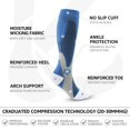 thumbnail image 6 of 4 Pairs Copper Compression Socks for Women & Men Circulation 15-20 mmhg - Better Blood Flow, Swelling, Best Support for Medical, Running, Nursing, 6 of 6