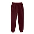 thumbnail image 4 of Men Sweatpants Joggers for Men Men's Casual Pants Elastic Joggers Comfortable Pants Soft Warm Winter Trousers Relaxed Fit Outdoor Sports Sweatpants, 4 of 4