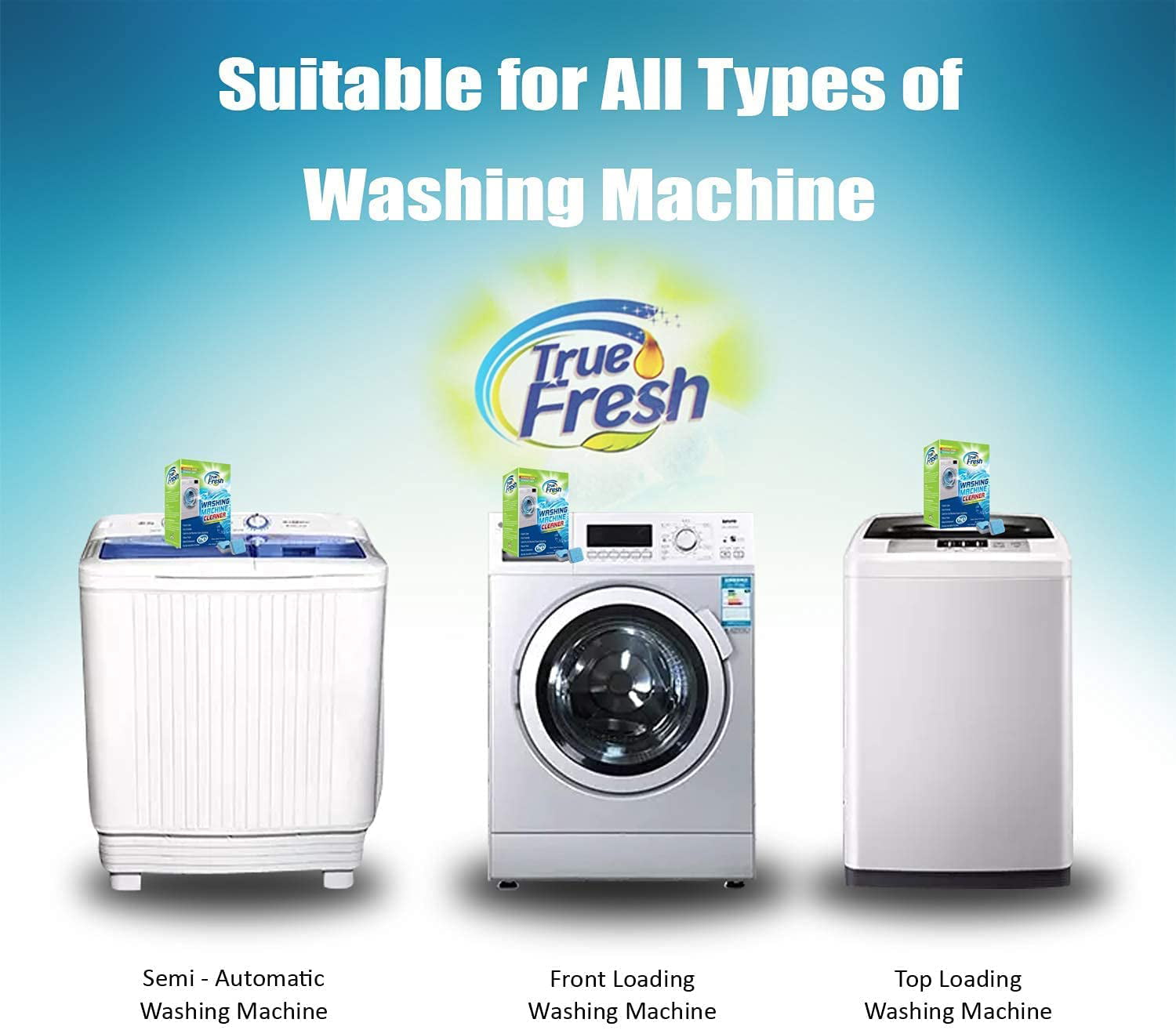 3 x Genuine Wpro universal Kitchen Washing Machine Cleaning clean Tablets 