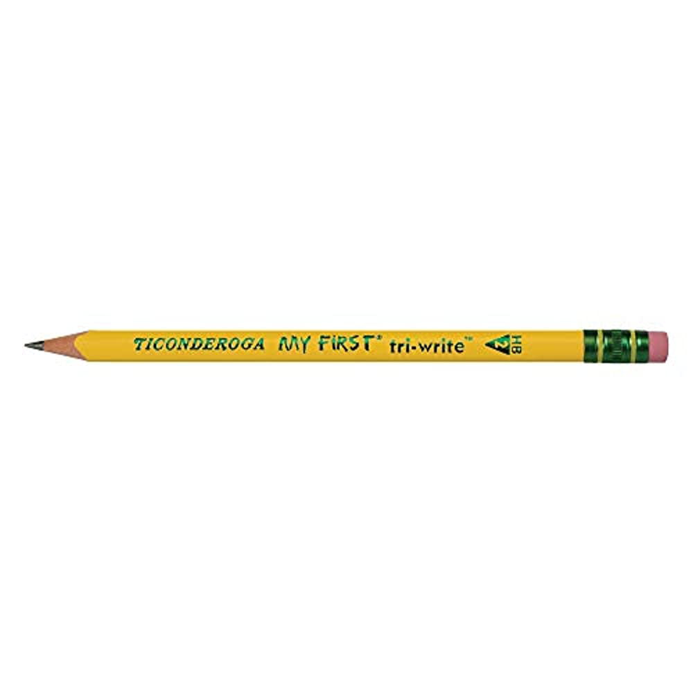 New Wood-Cased #2 HB Soft Without Eraser Beginner Primary Size Pencils Yellow 12-Pack 