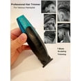 thumbnail image 4 of Kemei KM-1817 New Electric Hair Clipper 0mm Gapped Carving Clipper Profesional Barber Sculpting Clipper Black Ceramic T-Blade Hair Trimmer For Men Salon Desinger Use Or Home Haircut Gift For Men, 4 of 10
