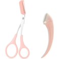 thumbnail image 1 of 2Pcs Professional Precision Eyebrow Trimmer Set Eyebrow Scissors with Comb Non Slip Eyebrow Trimming Scissors Eyebrow Grooming Kit Hair Removal Beauty Tool for Women Men, 1 of 7