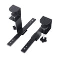 thumbnail image 2 of Bunblic Keyboard Clamp Rail Set DIY Keyboard Drawer Tray Mount Sliding Clamp under Desk Slide Out Rail for Computer Desk Office Home Fixed Jaw 5.75cm, 2 of 8