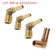 thumbnail image 1 of 1/4 8mm de Latón de Codo de Púas Tubo de Cola Accesorios de +1/4 10mm de Latón Codo Barbed Tub Sharpla conector, 1 of 7
