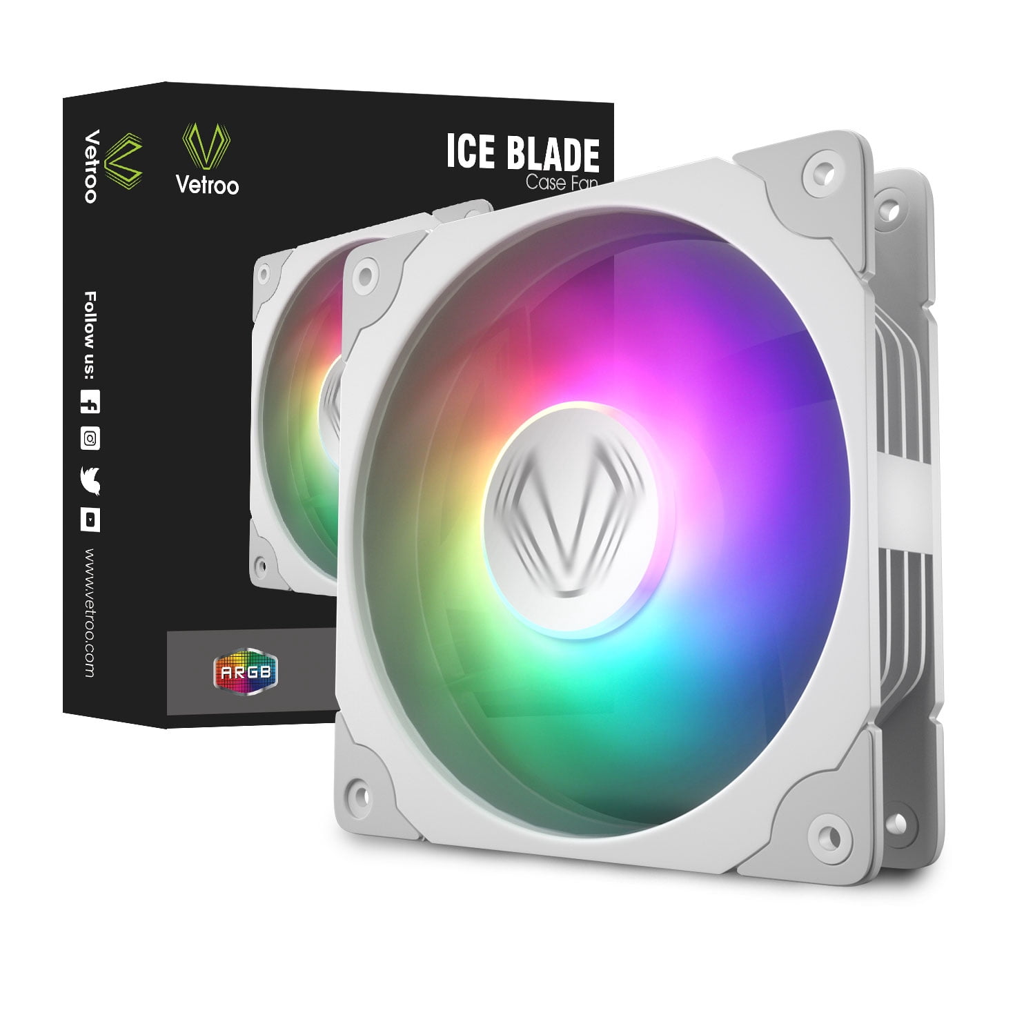 Rgb Fan Controller ARGB CPU COOLER 5V 3Pin ARGB Addressable RGB Fan 12V ...