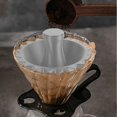 thumbnail image 4 of simhoa Coffee Cone Paper Press Coffee Bar Accessories Portable Coffee Filter Shaper gray, 4 of 8