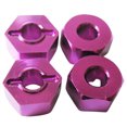 thumbnail image 2 of Vogacara Soporte hexagonal de rueda fuerte de aleación de aluminio para 1/18 Wltoys A959 A979 A969 959B 969B 979B RC pieza de coche accesorios Kits de construcción modelo Azul, 2 of 6
