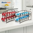 thumbnail image 5 of Bextsrack 2 Pieces Refrigerator Soda Can Organizer Stackable Can Storage Dispenser Rack,Bronze, 5 of 5
