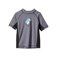 thumbnail image 2 of Kanu Surf Boys' Haywire UPF 50+ Sun Protective Rashguard Swim Shirt, Victor Charcoal, Large (12), 2 of 4