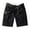 Black, variant on Mens Shorts Cargo Summer Loose Straight Leg Casual Retro Heavy Wash Pocket Quarter Short Trousers
