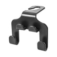 thumbnail image 2 of Car Seat Back Organizer Hooks | Heavy Duty 20 lb Load Bearing Hangers | Durable ABS Plastic | Mobile Phone Stand | Universal Fit for SUV, Car, Truck, Van | Black | 1 Pack | 3.93x3.66x3.54 in, 2 of 6