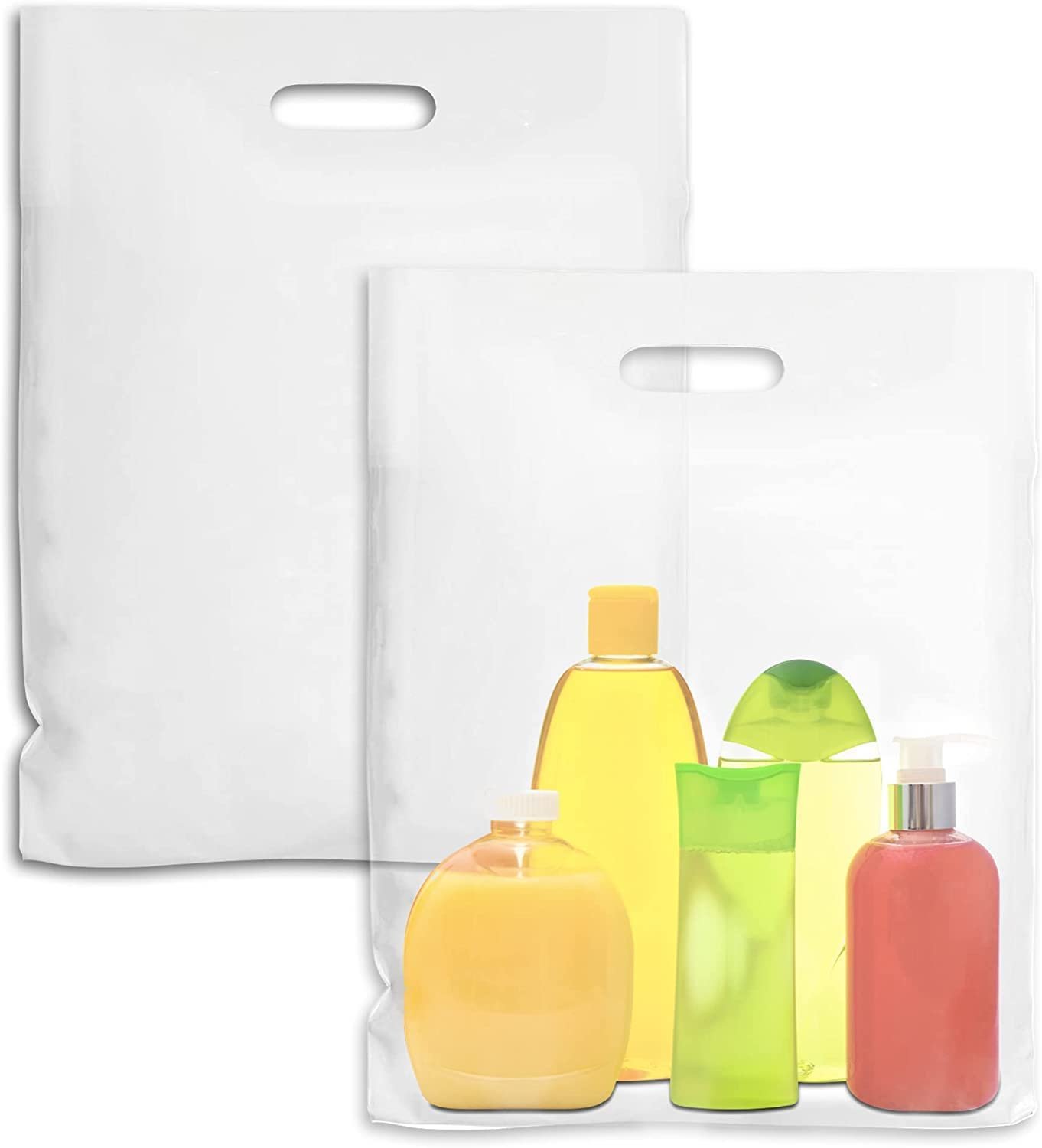 AMZ Supply Clear Merchandise Bags 9 x 12 Transparent LDPE Polyethylene