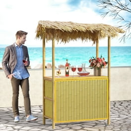 Best of Times Chalk Board Portable Patio Bar Table