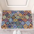 thumbnail image 2 of Bohemian Colored Geometric Patterns (4) Door Mat 30 X 17 Inch Welcome Doormat Indoor Outdoor Entrance Floor Mat Non Slip Spring Summer Decor Rubber Mats, 2 of 6