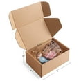 thumbnail image 6 of BagDream Recycled Small Shipping Boxes Brown Corrugated Cardboard Box for Packaging, Mailing, Small Business, 6"x4"x3", 25 Count, 6 of 10