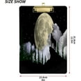 thumbnail image 3 of FMSHPON Wolf Howling Full Moon Starry Sky Halloween Clipboard Hardboard Wood Nursing Clip Board and Pull for Standard A4 Letter 13x9 inches, 3 of 8