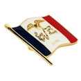 thumbnail image 2 of PinMart's Iowa US State Flag IA Enamel Lapel Button Pin, 2 of 3