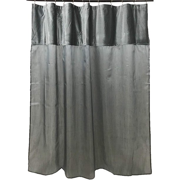 Luxury Velvet Sheer Fabric Shower Curtain for Bathroom Decorative