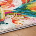 thumbnail image 5 of Addison Rugs Dream Shag Premium Machine Washable Transitional Tropical Birds Multi Rectangle Rug, 5' x 7'6", 5 of 8