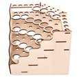 thumbnail image 3 of Esquirla Model Paint Rack for Painting Bottle Brushes Tools Storage 90 Deg 24 Holes, 3 of 8