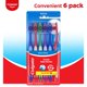 thumbnail image 3 of Cepillo de Dientes Colgate Extra Limpio Medio para Adultos Paquete de 6, 3 of 7